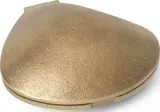 Подсвечник Ferm Living Clam, латунь, 3,8 8 см, золотистый — фото 4