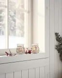Набор подсвечников Holmegaard Christmas 2024, 2 предмета, стекло, 7,5 7 см, прозрачный — фото 2