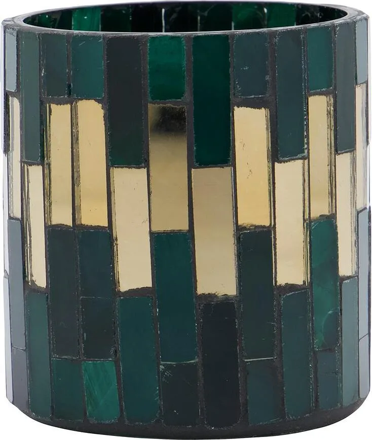 Подсвечник House Doctor Shine, стекло, 8 7 см, зелёный
