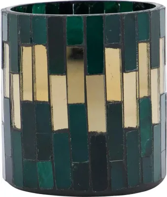 Подсвечник House Doctor Shine, стекло, 8 7 см, зелёный