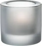 Подсвечник Iittala Kivi, стекло, 6 6 см, серый — фото 1