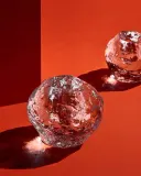 Набор подсвечников Kosta Boda Snowball, 3 предмета, хрусталь, 10 7 см, прозрачный — фото 1