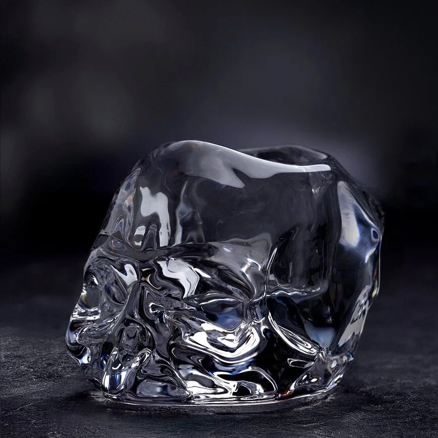 Подсвечник Nude Memento Mori, хрусталь, 7,5 см