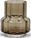 Подсвечник Ro Collection Hurricane Reflections No.25, стекло, 10 9 см, коричневый — фото 1