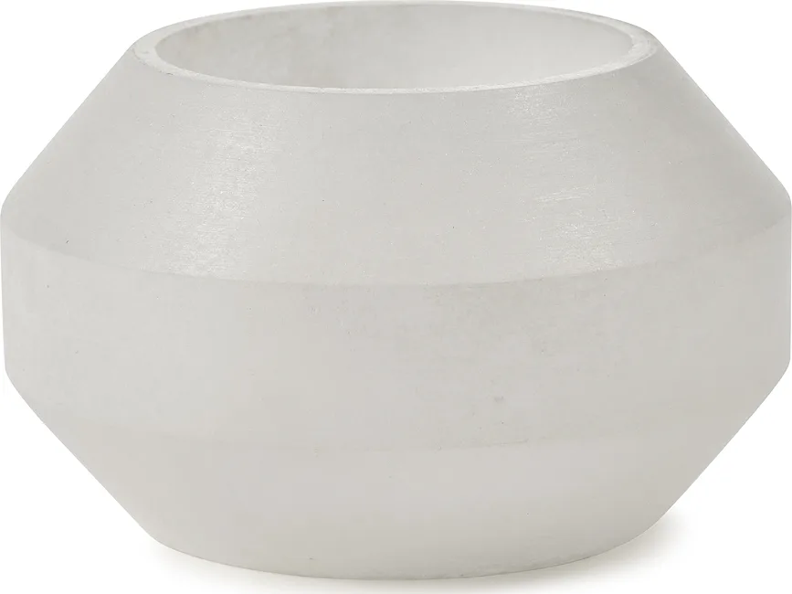 Подсвечник Serax Alabaster, камень, 9 см, белый