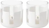 Набор подсвечников Stelton Luna, 2 предмета, нержавеющая сталь, 7 6,9 см, белый — фото 1