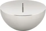 Свеча декоративная Alessi Pojemnik swiece przykrywka Rocc stalowy polysk — фото 1