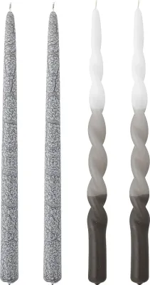 Набор свечей Bloomingville Frost, 4 шт.