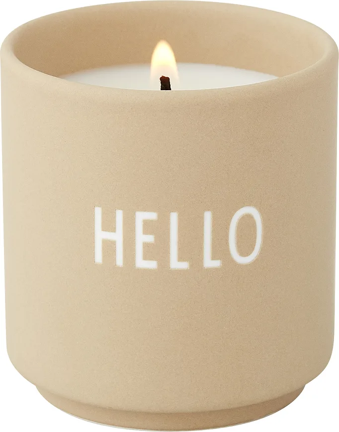 Свеча ароматическая Design Letters · арт. fabr 10107000BEIGEHELLO