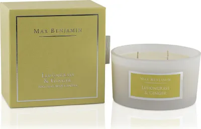 Свеча ароматическая Max Benjamin Lemongrass and Ginger
