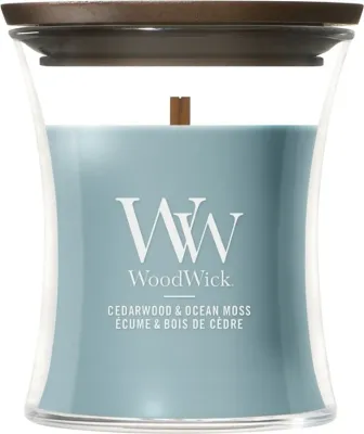Свеча ароматическая WoodWick Core Cedarwood and Ocean Moss
