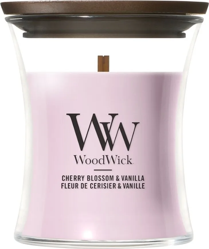 Свеча ароматическая WoodWick Core Cherry Blossom and Vanilla