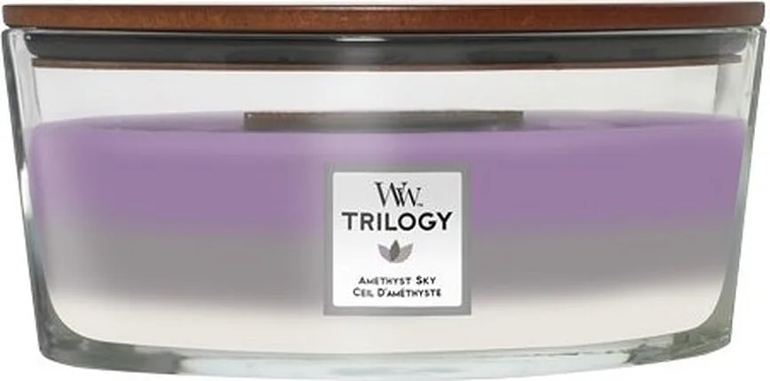 Свеча ароматическая WoodWick Hearthwick Amethyst Sky