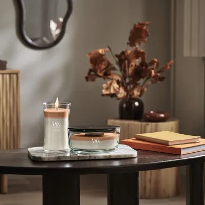 Свеча ароматическая WoodWick Hearthwick Cafe Macchiato