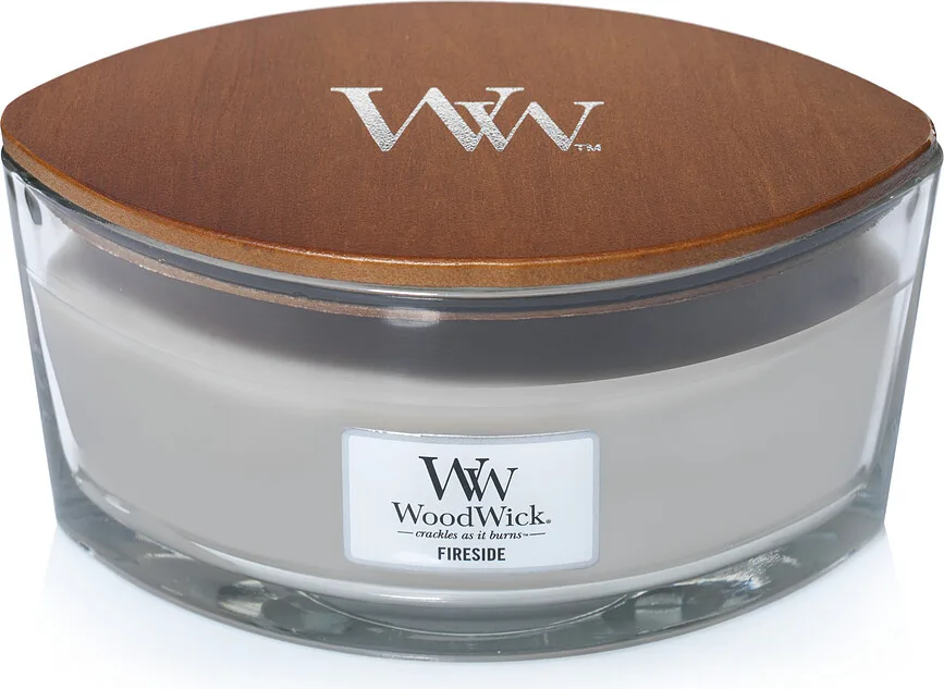 Свеча ароматическая WoodWick Hearthwick Fireside w opakowaniu prezentowym
