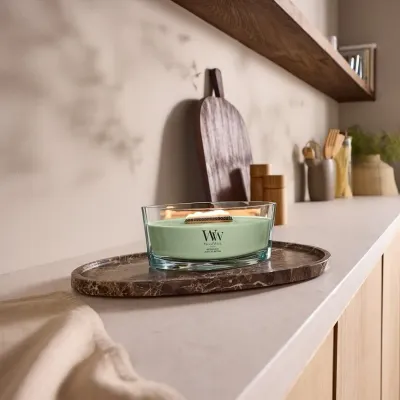 Свеча ароматическая WoodWick Hearthwick Matcha Zest