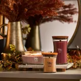 Свеча ароматическая WoodWick Hearthwick Patchouli Creme — фото 3