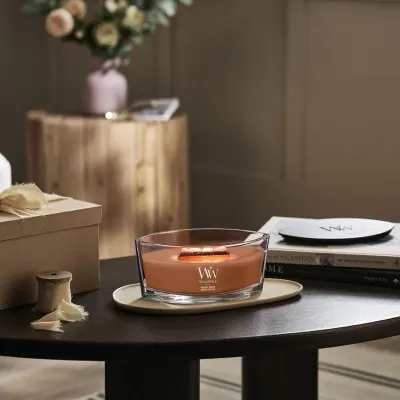 Свеча ароматическая WoodWick Hearthwick Radiant Amber