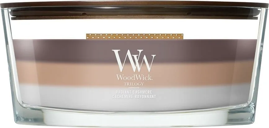 Свеча ароматическая WoodWick Hearthwick Radiant Cashmere