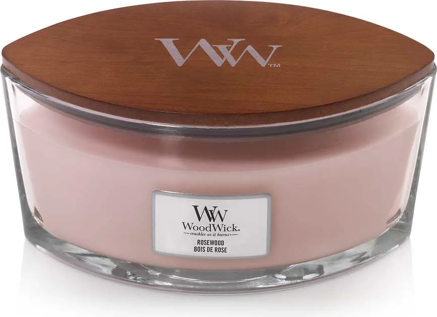 Свеча ароматическая WoodWick Hearthwick Rosewood