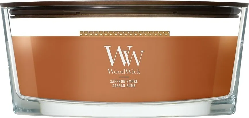 Свеча ароматическая WoodWick Hearthwick Saffron Smoke