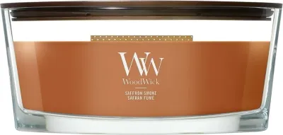 Свеча ароматическая WoodWick Hearthwick Saffron Smoke