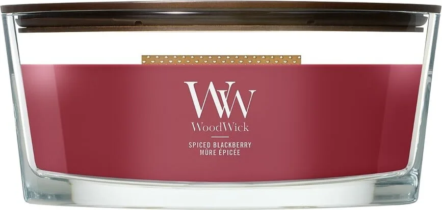 Свеча ароматическая WoodWick Hearthwick Spiced Blackberry