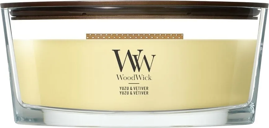 Свеча ароматическая WoodWick Hearthwick Yuzu and Vetiver