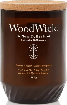 Свеча ароматическая WoodWick Incense and Myrph