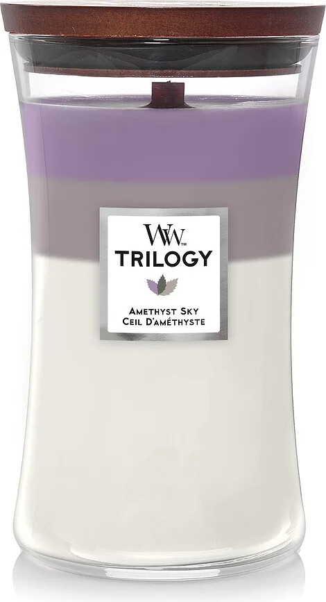 Свеча ароматическая WoodWick Trilogy Amethyst Sky