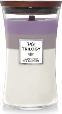 Свеча ароматическая WoodWick Trilogy Amethyst Sky