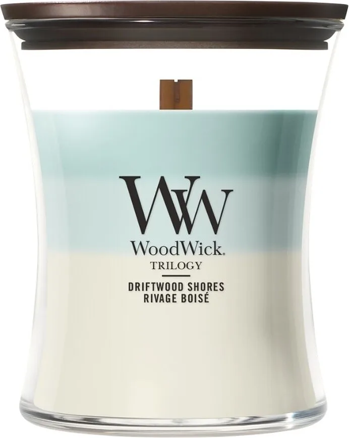 Свеча ароматическая WoodWick Trilogy Driftwood Shores