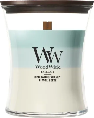 Свеча ароматическая WoodWick Trilogy Driftwood Shores