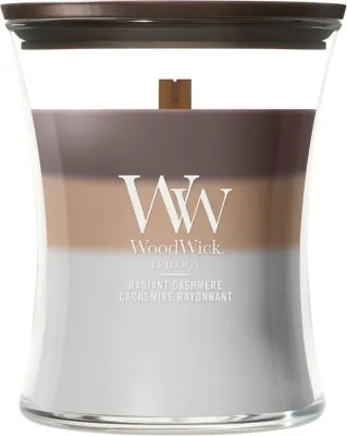 Свеча ароматическая WoodWick Trilogy Radiant Cashmere