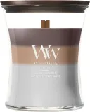Свеча ароматическая WoodWick Trilogy Radiant Cashmere — фото 1