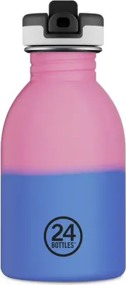 Детская бутылка для воды 24Bottles Urban Bottle Kids Reactive, нержавеющая сталь, 250 мл, розовая