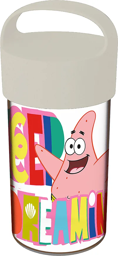 Детская бутылка для воды Koziol Buddy SpongeBob, пластик, 500 мл, бежевая