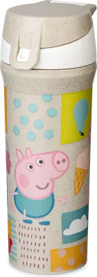 Детская бутылка для воды Koziol Stan Swinka Peppa, пластик, 500 мл, бежевая
