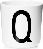 Детская кружка Design Letters AJ Kids, 7 см, меламин, белая — фото 1