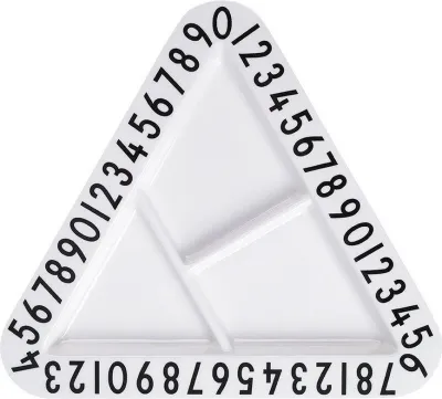 Детская тарелка Design Letters AJ Kids, меламин, 23 см, белая