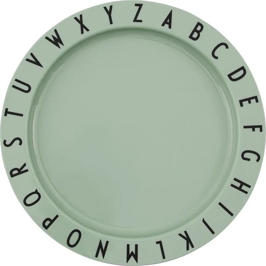 Детская тарелка Design Letters Eat Learn, пластик, 20 см