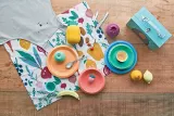 Набор детских столовых приборов A di Alessi Giro Kids, 3 предмета, нержавеющая сталь — фото 1