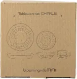 Набор детской посуды Bloomingville Charlie, каменная керамика, 3 предмета, белый — фото 2