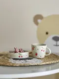 Набор детской посуды Bloomingville Tatiana, каменная керамика, 2 предмета, белый — фото 4