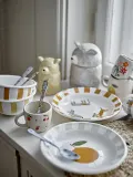 Набор детской посуды Bloomingville Tatiana, каменная керамика, 2 предмета, белый — фото 6