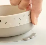 Набор детской посуды Done by deer Foodie Lalee, пищевой пластик, 3 предмета, бежевый — фото 3