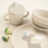 Набор детской посуды Done by deer Foodie Lalee, пищевой пластик, 3 предмета, бежевый — фото 5