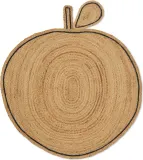Коврик Ferm Living Apple, джут, 120 110 см, бежевый — фото 2