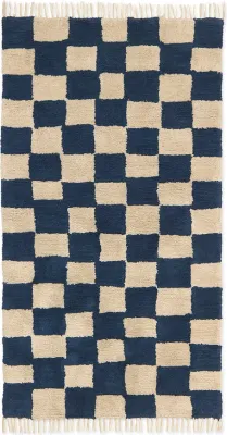 Коврик ferm living mara, хлопок, 150 , синий · арт. fabr 1104268159