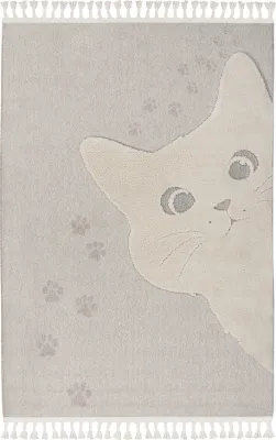 Коврик Obsession Fano Cats, полипропилен, 170 120 см, бежевый